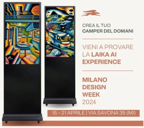 Partecipa alla Milano Design Week 2024 con Laika: Creazione e Viaggio nel Futuro